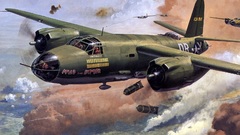 Aircraft bomber aviation B-26