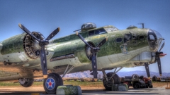 Aircraft bomber B-17 Flying