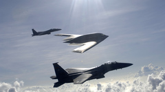 Aircraft bomber f-15 eagle