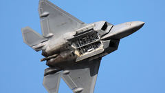 Aircraft bombs military raptor