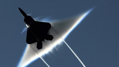 Aircraft boom F-22 Raptor