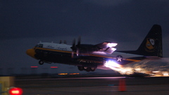 Aircraft C-130 Hercules Blue