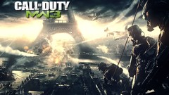 Aircraft Eiffel Tower Paris explosions soldiers tanks call of 