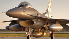 Aircraft f-16 fighting falcon