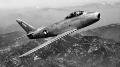 Aircraft F-86 Sabre historic