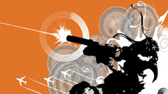 Aircraft Guns orange solid