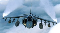 Aircraft harrier vehicles AV-8B