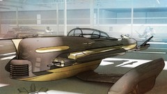 Aircraft ixlrlxi dieselpunk retrofuture