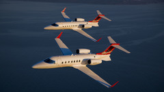 Aircraft learjet