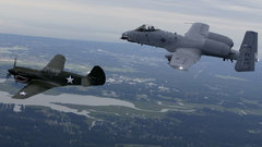 Aircraft military A-10 Thunderbolt
