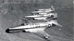 Aircraft military airplanes F-80