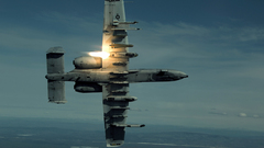 Aircraft military airplanes flares