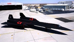 Aircraft military blackbird SR-71