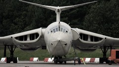 Aircraft military bomber aviation air force British front view 
