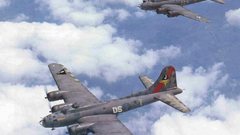 Aircraft military bomber B-17