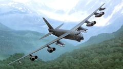 Aircraft military bomber B-52