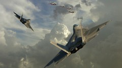 Aircraft military dogfight raptors