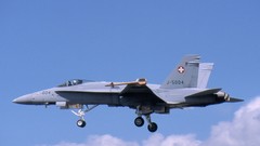 Aircraft military f-18 hornet Swiss Army airforce