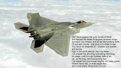 Aircraft military F-22 Raptor