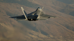 Aircraft military F-22 Raptor
