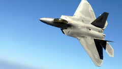 Aircraft military F-22 Raptor