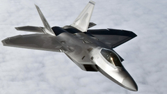 Aircraft military F-22 Raptor