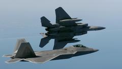 Aircraft military F-22 Raptor
