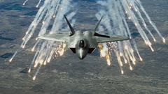 Aircraft military F-22 Raptor