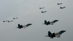 Aircraft military F-22 Raptor