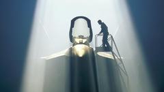 Aircraft military F-22 Raptor