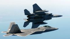 Aircraft military F-22 Raptor