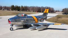 Aircraft military F-86 Sabre
