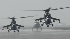 Aircraft military Helicopters hind