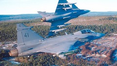 Aircraft military Jas 39