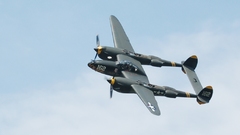 Aircraft military P-38 Lightning