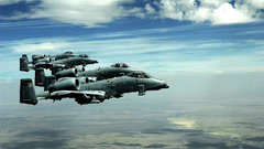 Aircraft military planes A-10