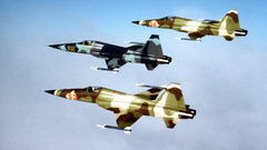 Aircraft military planes F-5