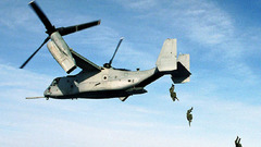 Aircraft military planes V-22