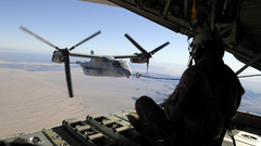 Aircraft military planes V-22