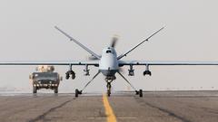 Aircraft military predator uav