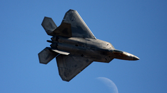 Aircraft military raptor F-22