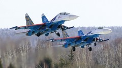 Aircraft military Russia su-27 flanker sukhoi su-27