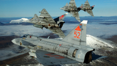 Aircraft military Saab Viggen