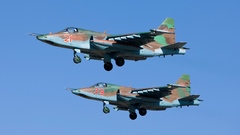 Aircraft military Soviet Su-25