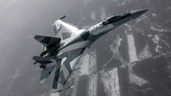 Aircraft military su-27 flanker