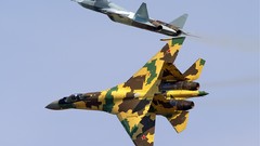 Aircraft military Su pak-fa Sukhoi Imgur fight jet