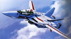 Aircraft military Valkyrie macross jet aircraft robotech