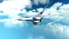 Aircraft missiles contrails Su-30