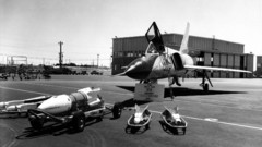 Aircraft monochrome Delta dart