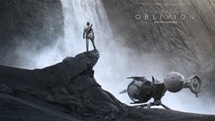 Aircraft Movies waterfalls Tom Cruise science fiction Oblivion 